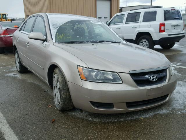 5NPET46C28H393598 - 2008 HYUNDAI SONATA GLS TAN photo 1