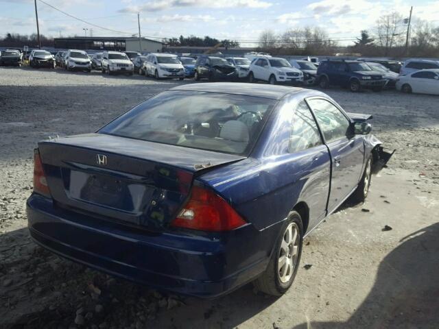 1HGEM22963L062119 - 2003 HONDA CIVIC EX 蓝色 照片 4
