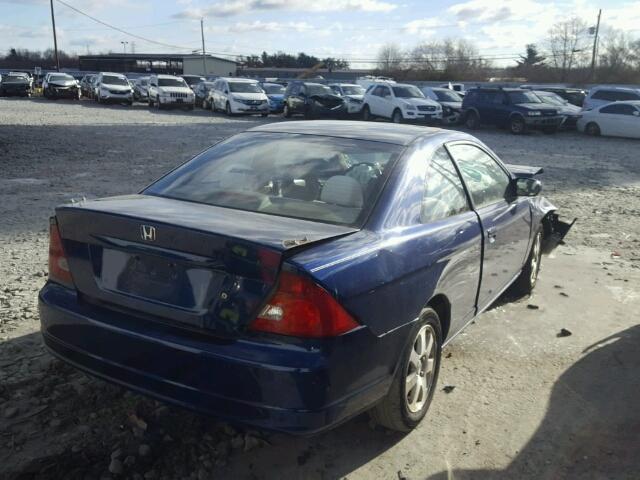 1HGEM22963L062119 - 2003 HONDA CIVIC EX BLUE photo 4