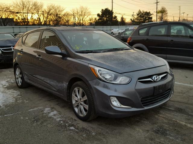 KMHCU5AE6CU018164 - 2012 HYUNDAI ACCENT GLS GRAY photo 1