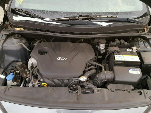 KMHCU5AE6CU018164 - 2012 HYUNDAI ACCENT GLS GRAY photo 7