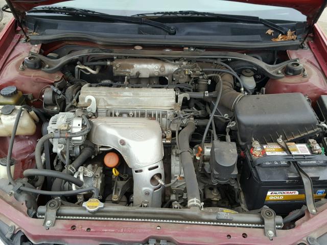 2T1CG22P91C518517 - 2001 TOYOTA CAMRY SOLA RED photo 7