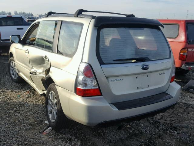 JF1SG65696G754511 - 2006 SUBARU FORESTER 2 SILVER photo 3