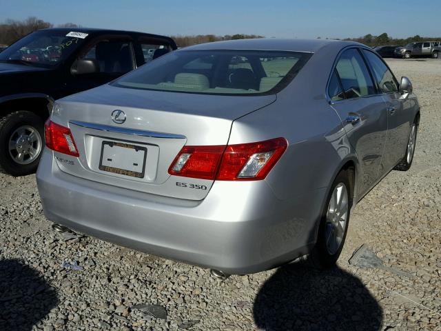 JTHBJ46G582235185 - 2008 LEXUS ES 350 SILVER photo 4