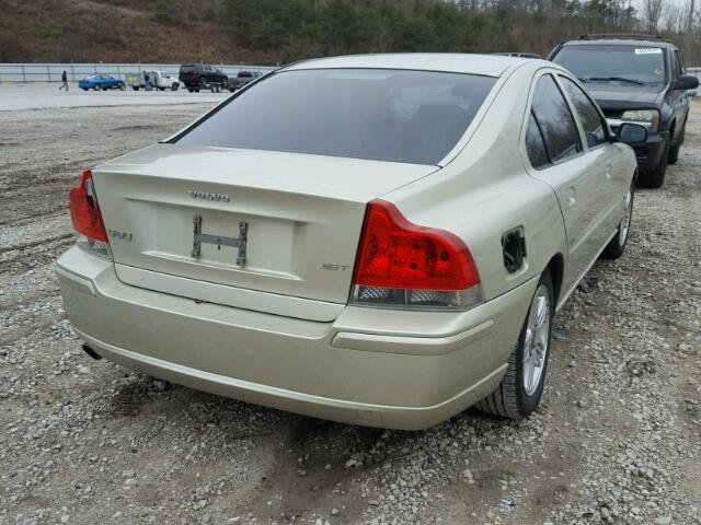 YV1RS592452443910 - 2005 VOLVO S60 2.5T GREEN photo 4