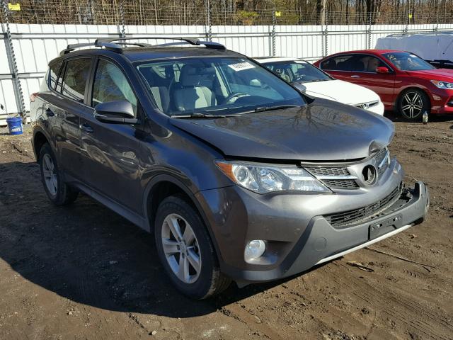 2T3RFREV8EW144798 - 2014 TOYOTA RAV4 XLE GRAY photo 1