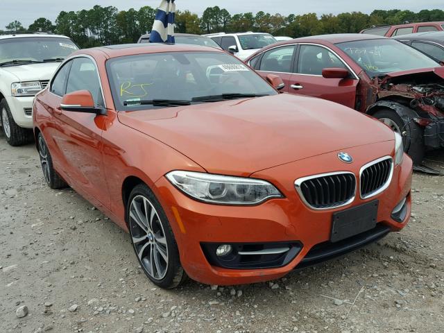 WBA1G9C58GV599316 - 2016 BMW 228 XI ORANGE photo 1