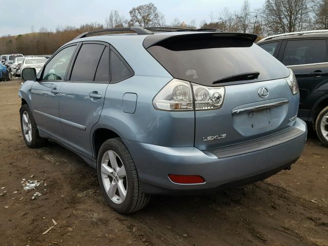 2T2GK31U47C026253 - 2007 LEXUS RX 350 BLUE photo 3