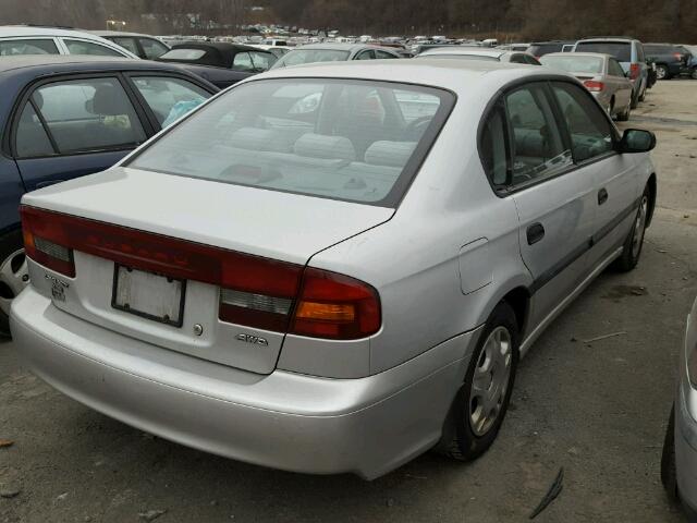 4S3BE635227210419 - 2002 SUBARU LEGACY L GRAY photo 4