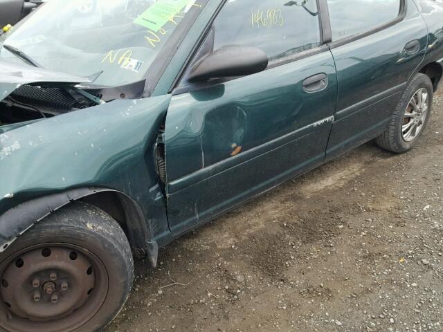 1B3ES47C1WD720109 - 1998 DODGE NEON HIGHL GREEN photo 9