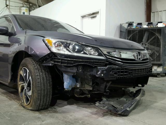 1HGCR2F33GA041325 - 2016 HONDA ACCORD LX CHARCOAL photo 9