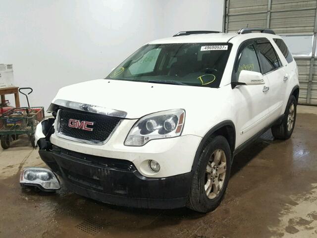 1GKEV23D69J186446 - 2009 GMC ACADIA SLT WHITE photo 2