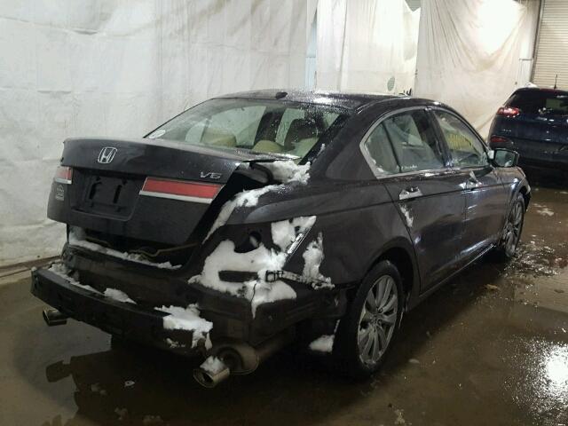 1HGCP3F84CA026365 - 2012 HONDA ACCORD EXL GRAY photo 4