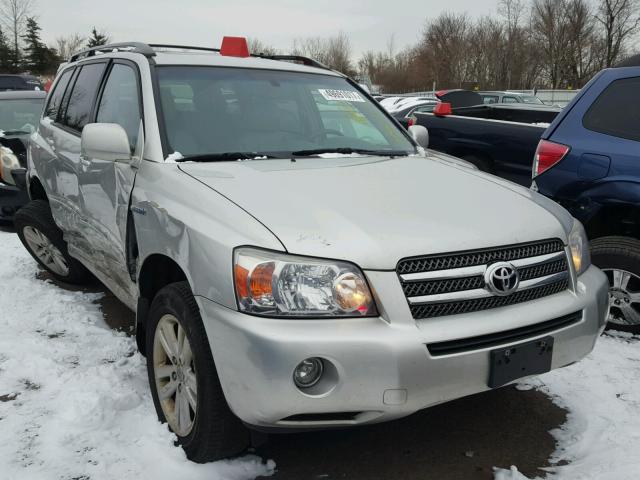 JTEEW21AX60026911 - 2006 TOYOTA HIGHLANDER SILVER photo 1