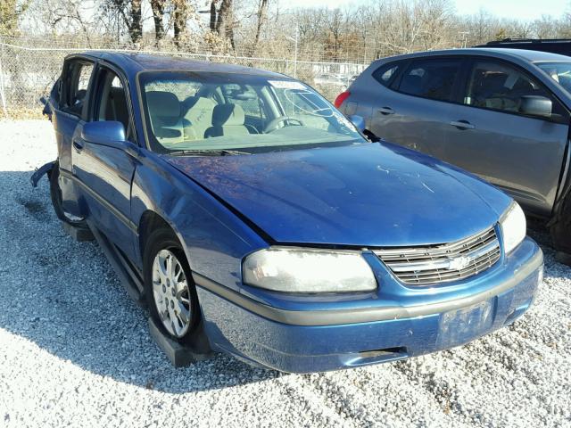 2G1WF52EX59288775 - 2005 CHEVROLET IMPALA BLUE photo 1