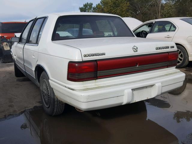 1C3AA3632RF156141 - 1994 CHRYSLER LEBARON LE WHITE photo 3