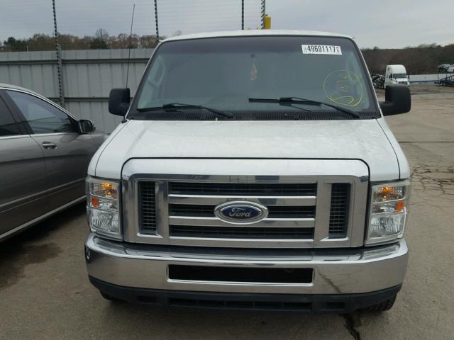 1FTNE2EW7BDA99055 - 2011 FORD ECONOLINE WHITE photo 9