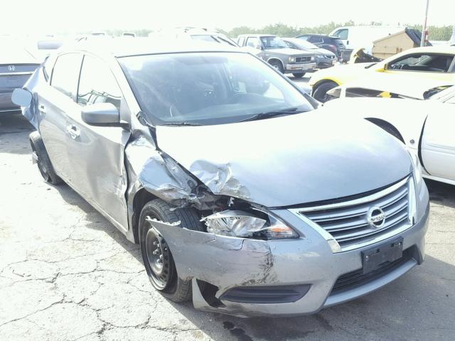 3N1AB7AP9DL736000 - 2013 NISSAN SENTRA S GRAY photo 1