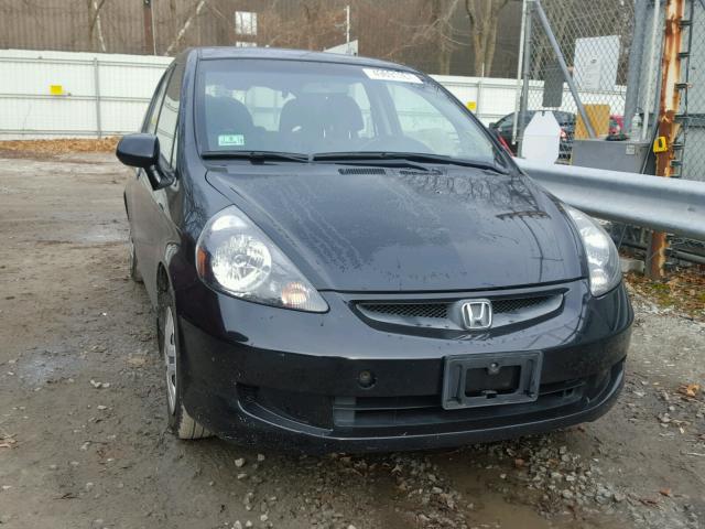 JHMGD37428S041712 - 2008 HONDA FIT BLACK photo 9