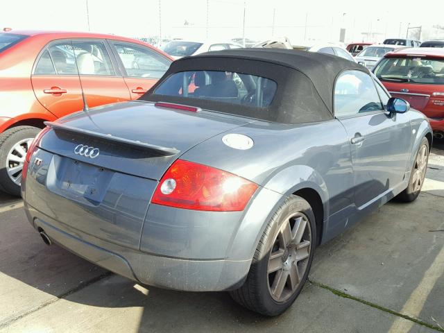 TRUTC28N731011825 - 2003 AUDI TT GRAY photo 4