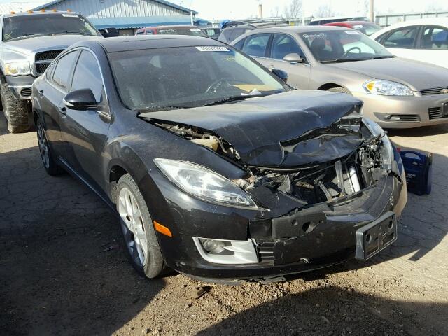 1YVHZ8CB5C5M09651 - 2012 MAZDA 6 S BLACK photo 1