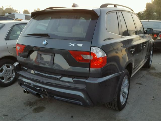 WBXPA93496WG75890 - 2006 BMW X3 3.0I CHARCOAL photo 4