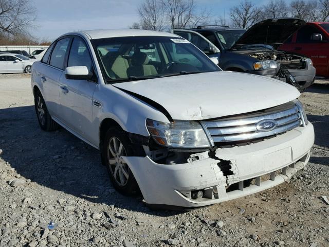 1FAHP24W58G102251 - 2008 FORD TAURUS SEL WHITE photo 1