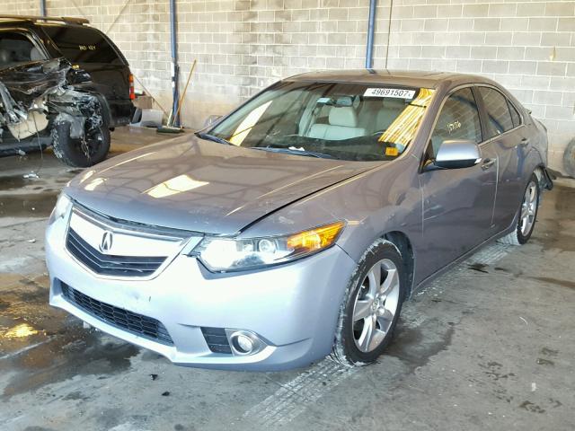 JH4CU2F62BC001644 - 2011 ACURA TSX SILVER photo 2