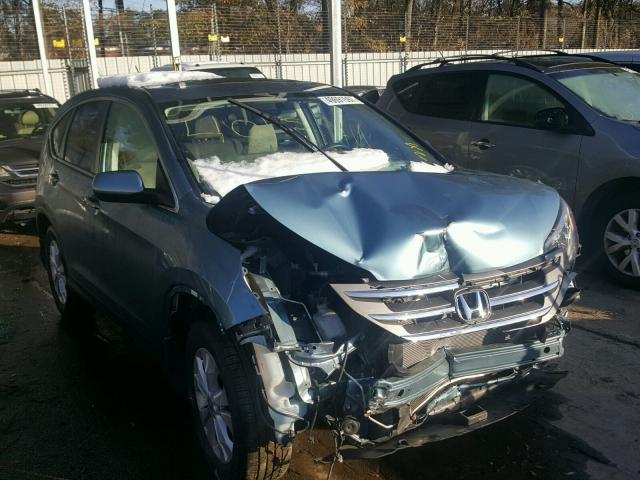 5J6RM3H58DL004065 - 2013 HONDA CR-V EX BLUE photo 1