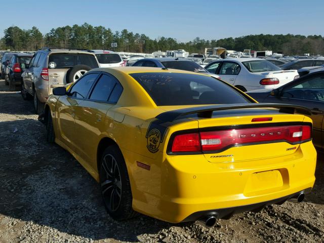 2C3CDXGJ9CH270244 - 2012 DODGE CHARGER SU YELLOW photo 3