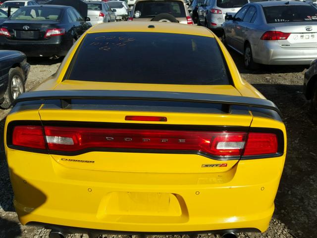 2C3CDXGJ9CH270244 - 2012 DODGE CHARGER SU YELLOW photo 9