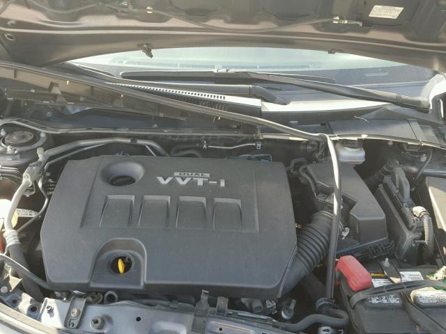 JTDBU4EE8AJ077266 - 2010 TOYOTA COROLLA BA GRAY photo 7