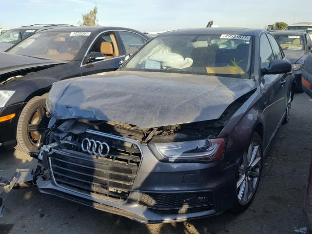 WAUAFAFL5GN001584 - 2016 AUDI A4 PREMIUM SILVER photo 2