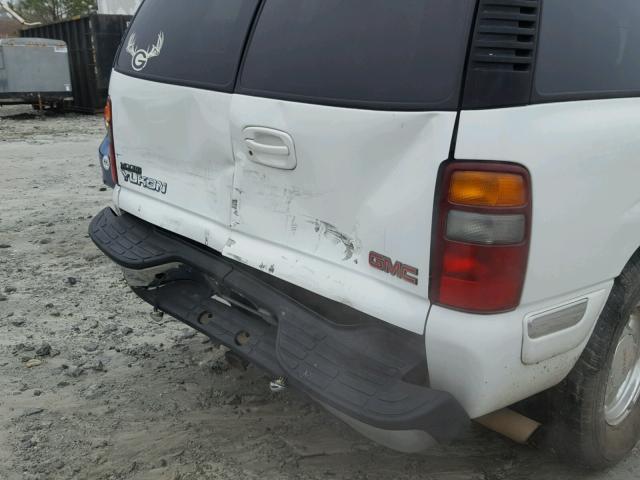 1GKEC13T0YJ193513 - 2000 GMC YUKON WHITE photo 9