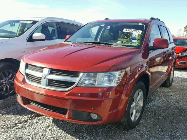 3D4PG5FV4AT118506 - 2010 DODGE JOURNEY SX RED photo 2