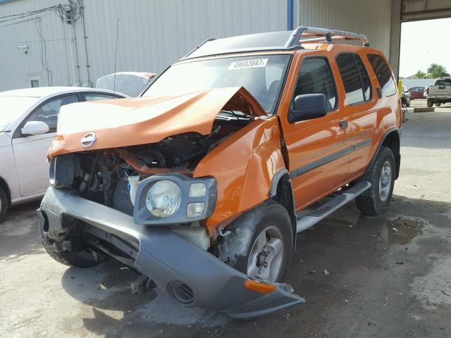 5N1ED28T53C627473 - 2003 NISSAN XTERRA XE ORANGE photo 2