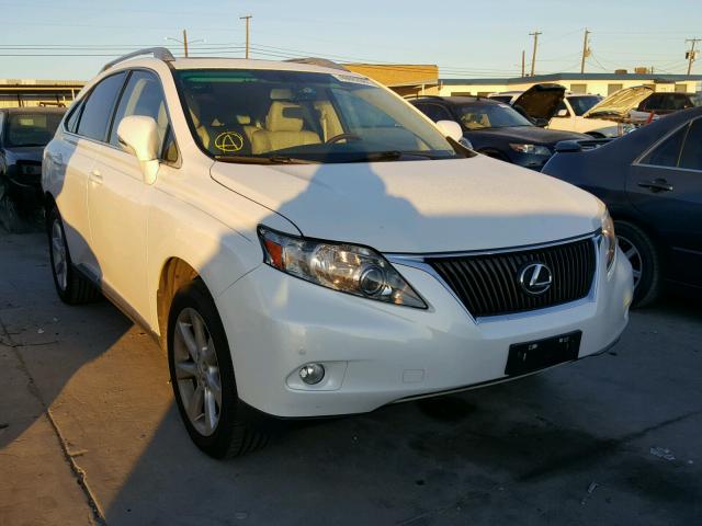 JTJZK1BA5A2408140 - 2010 LEXUS RX 350 WHITE photo 1