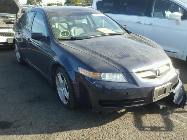 19UUA66275A034787 - 2005 ACURA TL BLUE photo 1