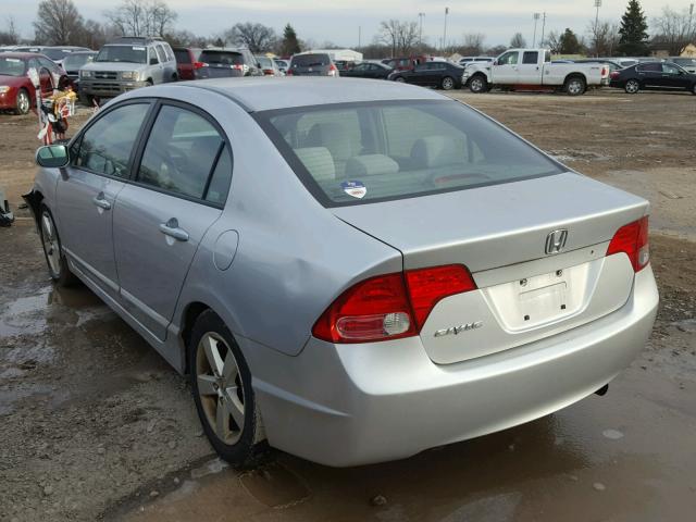 1HGFA16827L138577 - 2007 HONDA CIVIC EX SILVER photo 3