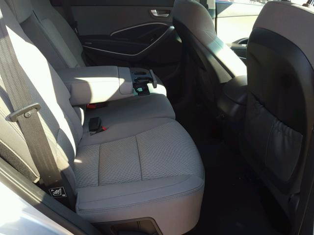 5XYZTDLB2GG367781 - 2016 HYUNDAI SANTA FE S 银色 照片 6