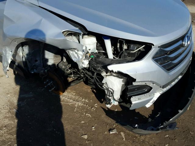 5XYZTDLB2GG367781 - 2016 HYUNDAI SANTA FE S 银色 照片 9