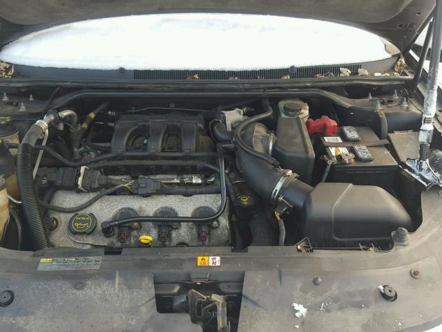 1FAHP24W48G121728 - 2008 FORD TAURUS SEL BLACK photo 7