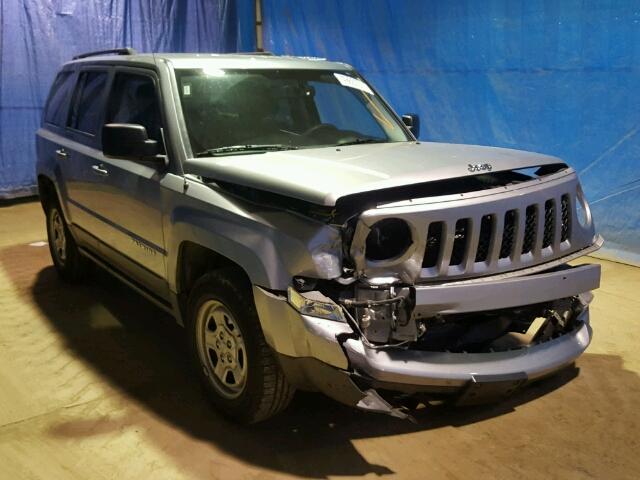 1C4NJRBB6HD138765 - 2017 JEEP PATRIOT SP SILVER photo 1