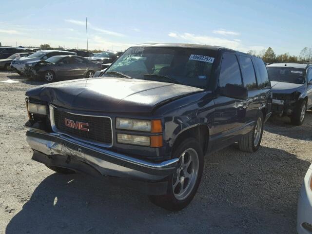 1GKEC13R7XJ743583 - 1999 GMC YUKON BLUE photo 2