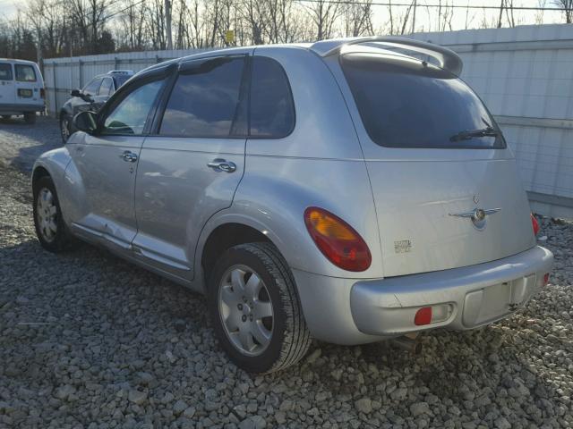 3C8FY68B95T554187 - 2005 CHRYSLER PT CRUISER SILVER photo 3