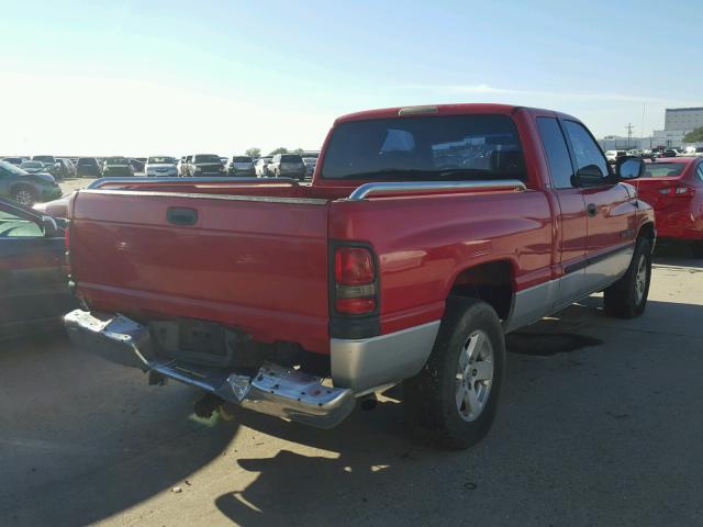 1B7HC13Z71J588002 - 2001 DODGE RAM 1500 RED photo 4