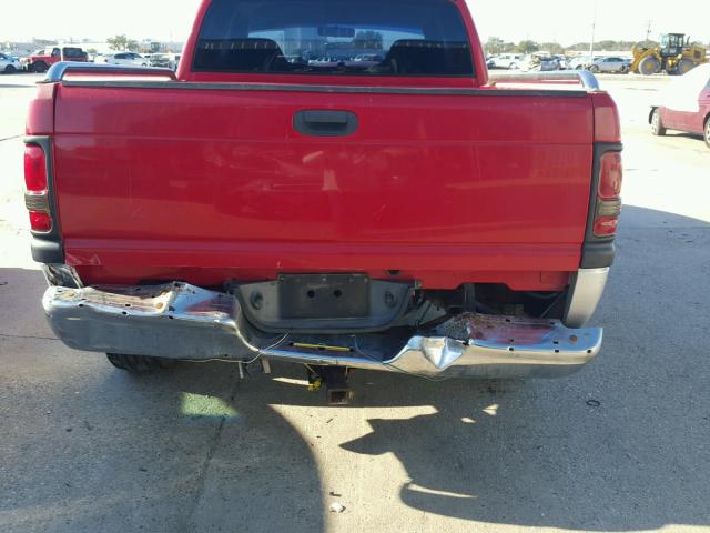 1B7HC13Z71J588002 - 2001 DODGE RAM 1500 RED photo 9