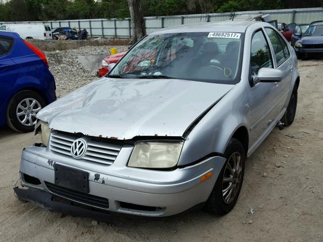 3VWSB69M11M114273 - 2001 VOLKSWAGEN JETTA GLS GRAY photo 2