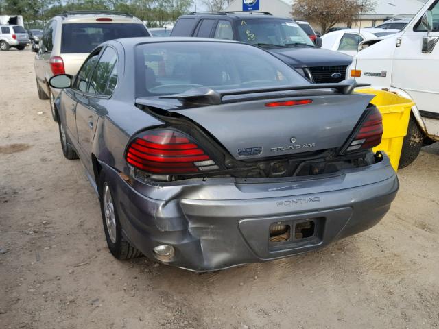1G2NF52E24C252240 - 2004 PONTIAC GRAND AM S Մոխրագույն լուսանկար 3
