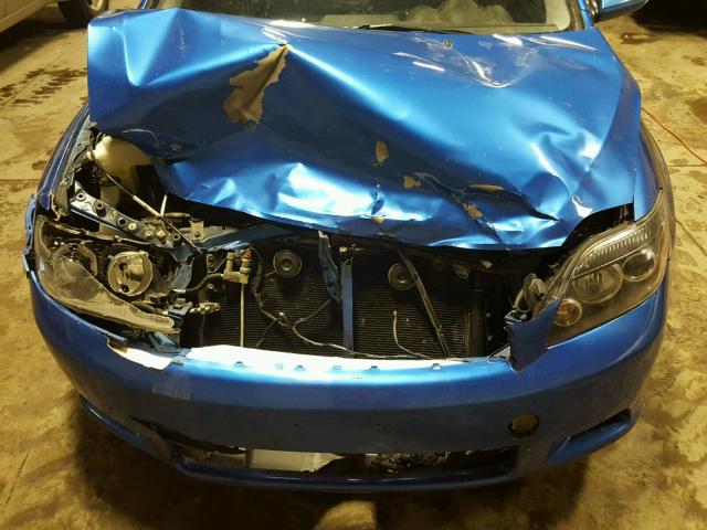 JTKDE3B70A0315695 - 2010 SCION TC BLUE photo 7